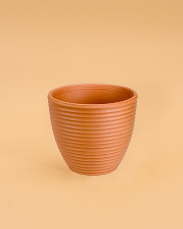 Vaso Barro Ondulado 27cm