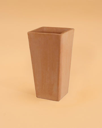 Vaso Barro Quadrado Alto 51